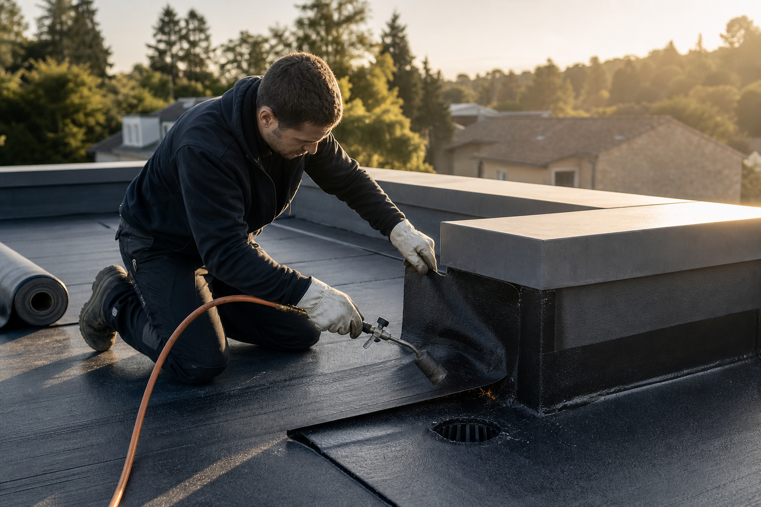 Chantier Étanchéité par KM Couverture